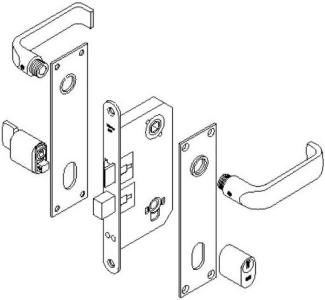 Trioving 5320 lock set 