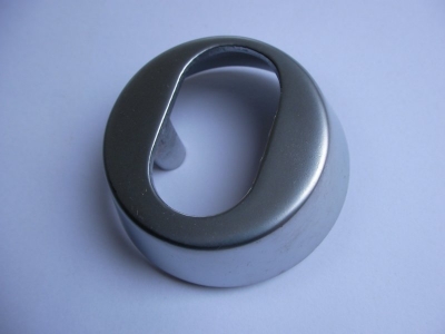 Trioving 5968 18 mm satin chrome external escutcheon