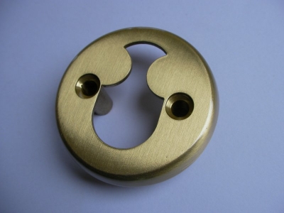 Trioving 5969 6 mm satin brass internal escutcheon