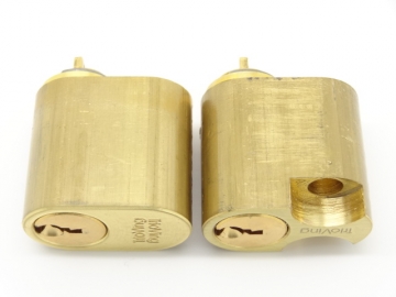 Trioving cylinder AYA10/SB, satin brass.