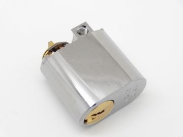 Trioving 5520/PC lock cylinder, polished chrome finish