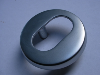 Trioving 5968 6 mm satin chrome external escutcheon