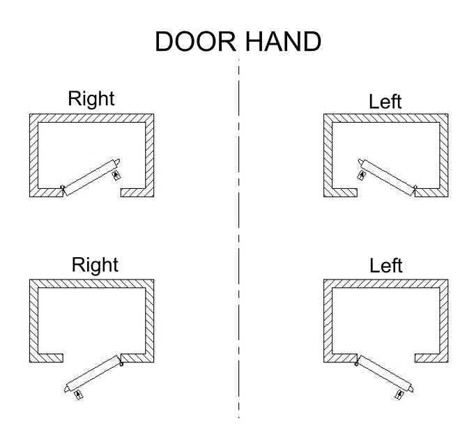 Trioving door hand